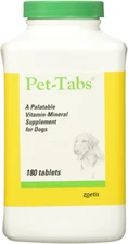 Pet-Tabs Original Formula Vitamin-Mineral 180ct