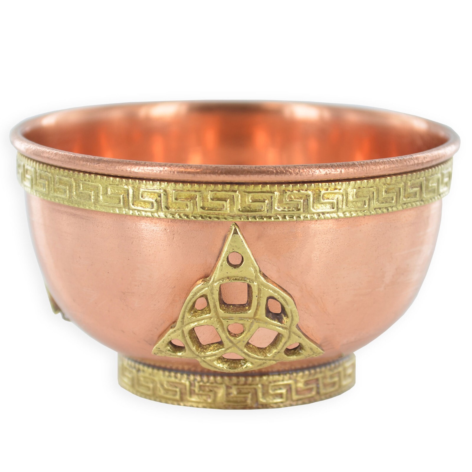Copper Bowl Triquetra Small Witch Magic Accessory Wicca Potions Pagen 40126