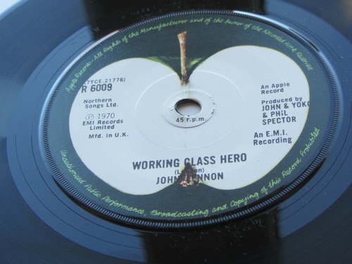 JOHN LENNON U.K. 45 IMAGINE SOLID CENTRE E.M.I. PRESSING - Picture 7 of 7