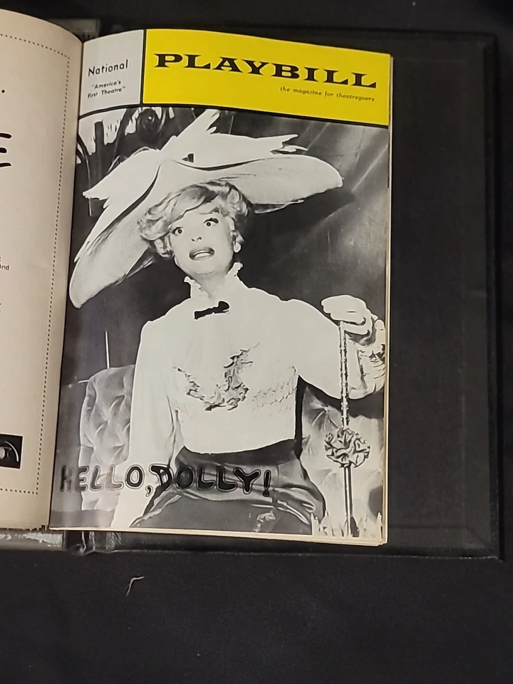 1963 Theater Playbill Collection in 3" Binder Plays 1960's Ads Carol Channing - Image 2 of 4