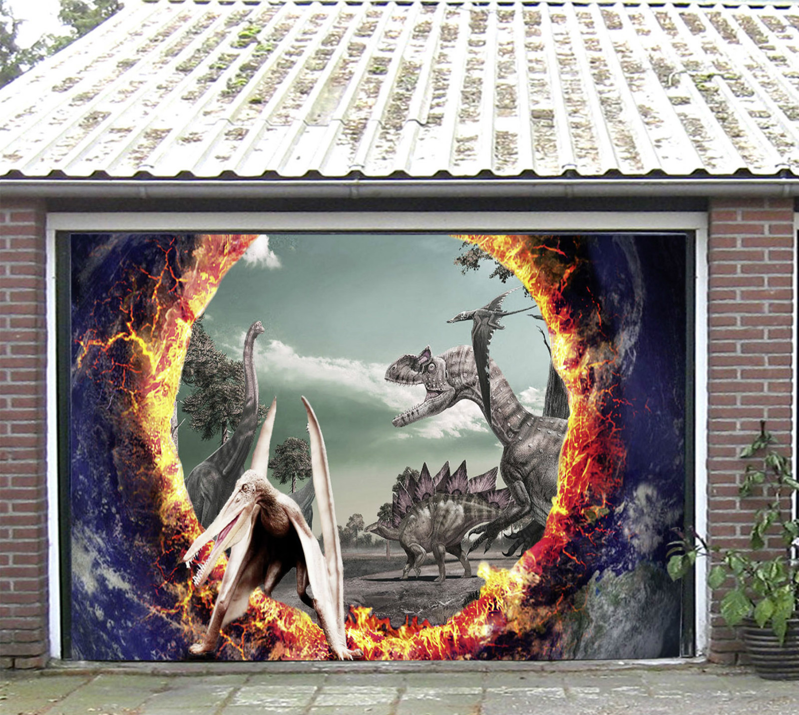 3D Dinosauro 506 Garage Porta Stampe Parete Decorazione Murale AJ WALLPAPER IT 3D Dinosauro 506 Garage Porta Stampe Parete Decorazione Murale AJ WALLPAPER IT