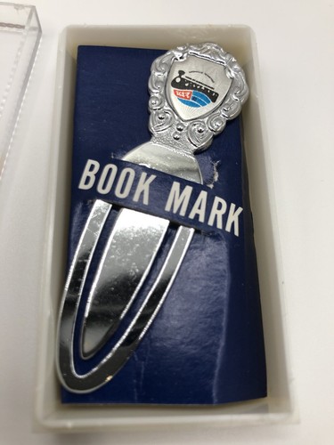 Vintage OPRYLAND Nashville Tennessee Metal Bookmark Souvenir with Case