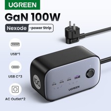 UGREEN 100W Fast Charger Power Strip, 5-Port ...