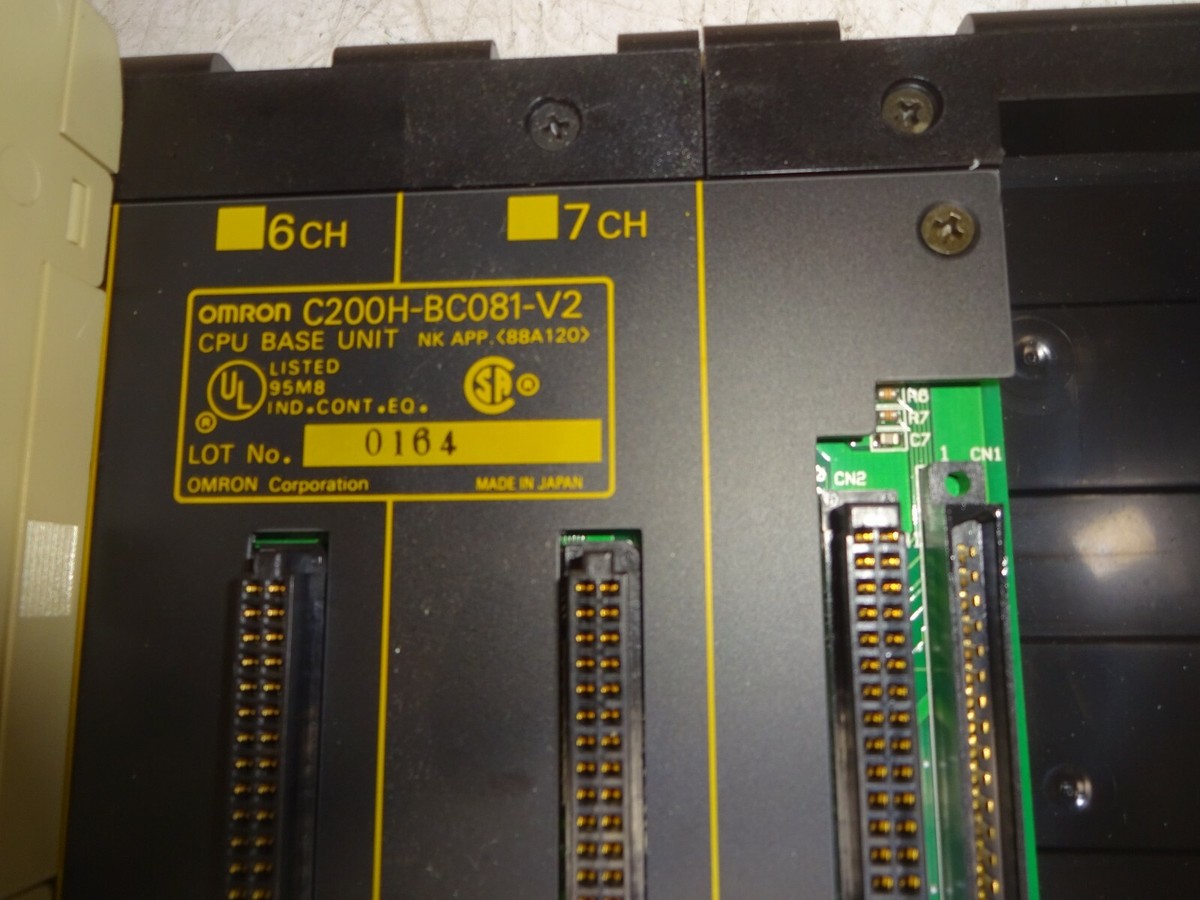 Omron C200h-bc081-v2 Base Unit | eBay Omron C200h-bc081-v2 Base Unit | eBay
