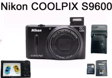 Nikon COOLPIX S9600 Digital Camera 16.0MP 22x Optical Zoom Black