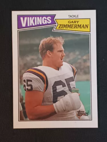 1987 TOPPS GARY ZIMMERMAN ROOKIE CARD #207. HOF. MINNESOTA VIKINGS