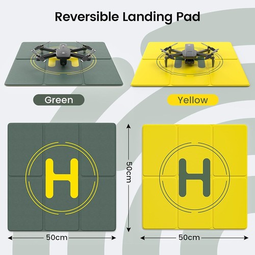 Holy Stone Drone Landing Pad 50cm/19.68in Universal Waterproof Portable Helipad - Picture 3 of 9