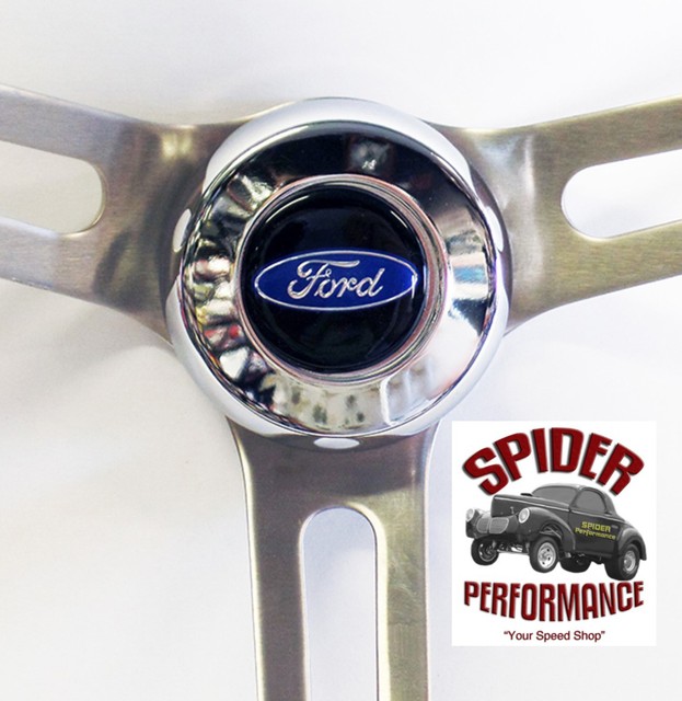 19631964 Fairlane Galaxie steering wheel BLUE OVAL 15" MUSCLE CAR