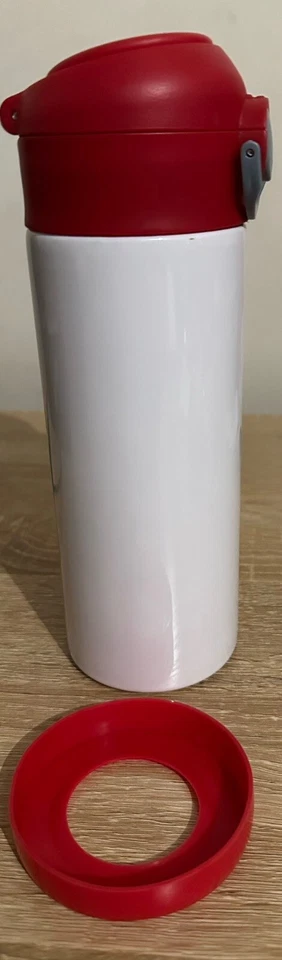 Taza para sorber Hogg 12 OZ sublimación roja y blanca Foto 4 de 4