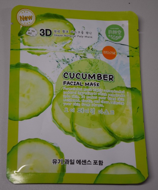 Gurken Gesichtsmaske Mit 3d Tuch Tuchmasken Beauty Facial Mask Feuchtigkeit