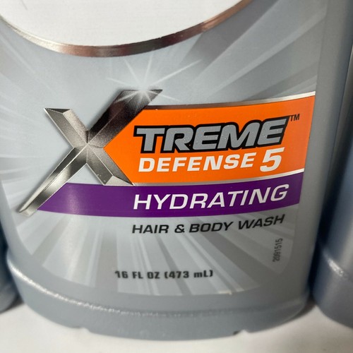 4 Bottles Right Guard Xtreme Defense Hydrating Hair & Body Wash DISCONTINUED - Picture 4 of 12