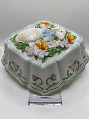The Franklin Mint Le Cordon Bleu 80er Jahre Vintage Frühlingslamm hängende Geleeform