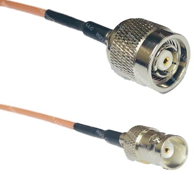 RG316 RP-TNC MALE to BNC FEMALE RF Cable Rapid-SHIP LOT