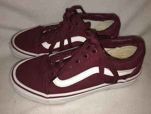 maroon old skool vans womens