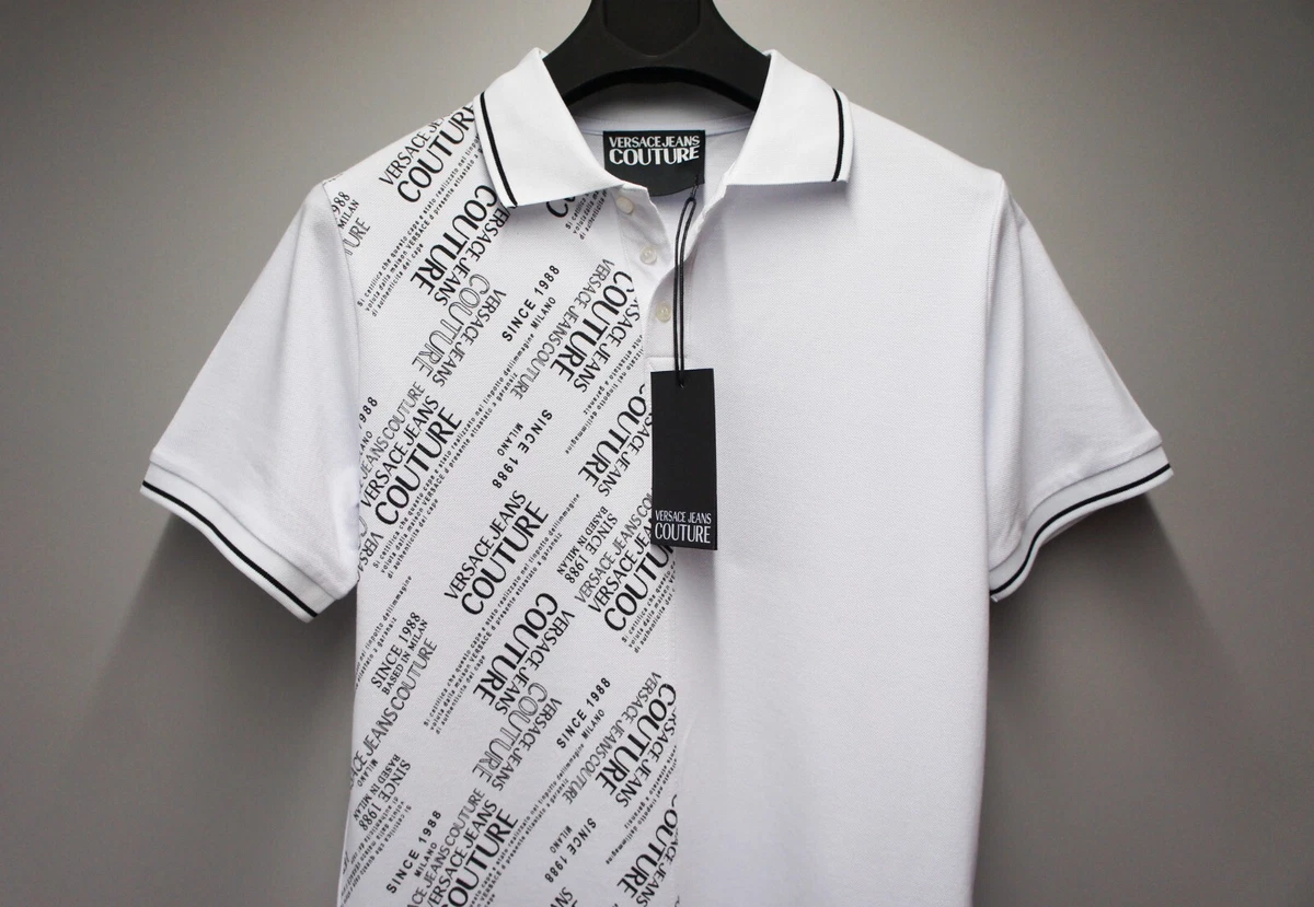 Versace men's polo best sale shirts
