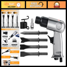 150mm Pneumatic Air Hammer Chisel Kit - 4500 Bpm Heavy Duty Tool For Metalwork