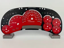 US Speedo Red Silverado/Sierra Gauge Face for Clusters 06-07 2500/3500 Diesel