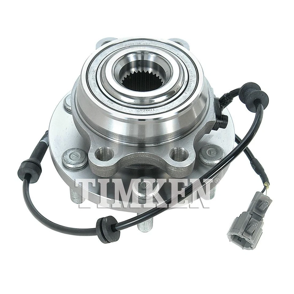 Conjunto de cubo e rolamento de roda Timken compatível com 2005 2006 2007 2008 Nissan Pathfinder - Imagem 2 de 4