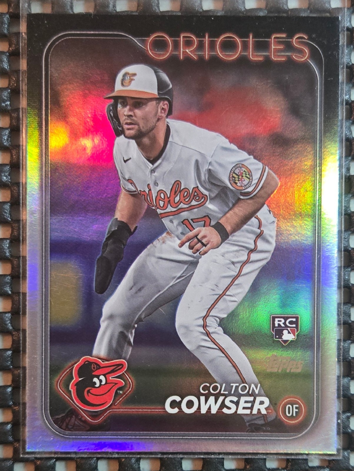 2024 Topps Series 1 - Colton Cowser #257 Rainbow Foil (RC)