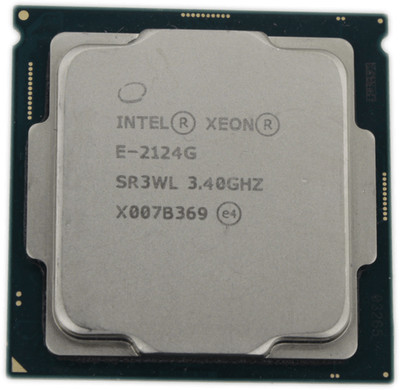Intel Xeon E-2124G 3.4GHz 4 Core 4 Threads FCLGA1151 TDP 71W 8MB Cache SR3WL