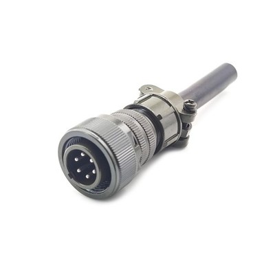 MS3106A14S6P Industrial Circular Connector 6 Pin Male Straight Shell 14S