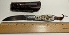 A.G. Russell Agent Knife, stag handle, engraved bolsters, wharncliffe blade, new — photo 1
