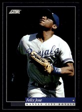 1994 Score Felix Jose Kansas City Royals #433