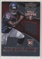 2014 Totally Certified Rookie Roll Call Jersey Red 10/100 Jadeveon Clowney fm0