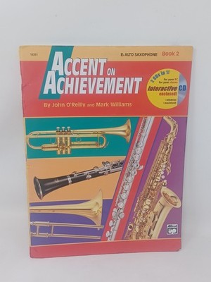 Alfred Accent on Achievement Book 2 E-Flat Alto Saxophone Book & CD