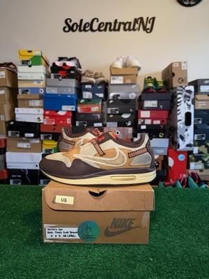 Nike Air Max 1 Travis Scott Cactus Jack Baroque Brown, Size 11, Pre-Owned