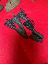 Vintage Miniature Cast Iron Sad Irons Collection Lot of Small Set Of 6