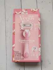 Gillette Venus Women’s Comfort Glide Razor, White Tea Scent 1 Handle 1 Cartridge