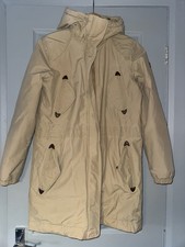 Agile Women’s Long Coat Size 38 Cream