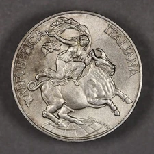 1995 Italy Silver 10,000 Lire