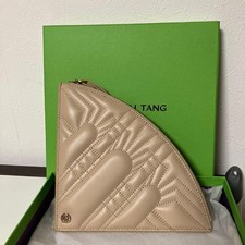 SHANGHAITANG Clutch Bag Leather Brand New From Japan Good Condition