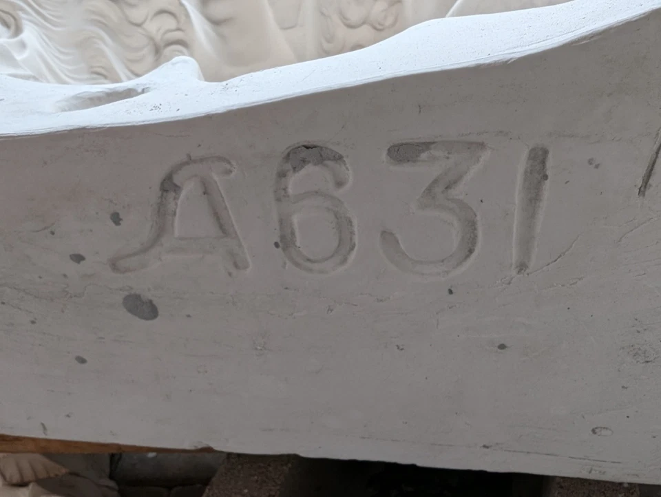 Molde Atlántico de 20" muy raro--Papá Noel guiñando el ojo-- ¡Estado excepcional! ¡Es enorme! Foto 4 de 4