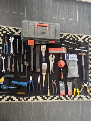 Restposten Werkzeugkoffer voll Werkzeug gebraucht Handwerkzeuge etc Konvolut gemischt teils Vintage