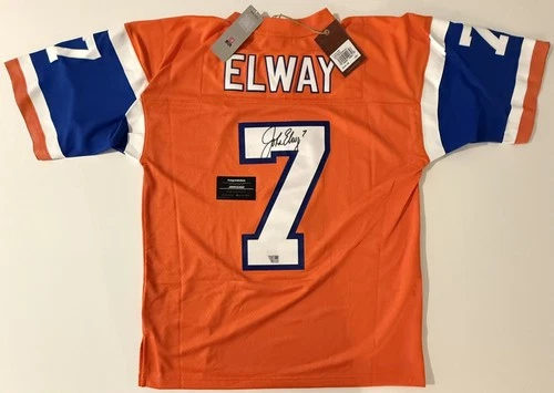 JOHN ELWAY Signed Mitchell & Ness NFL Legacy Jersey $150 BRONCOS (Fanatics)