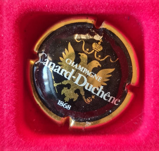 capsule champagne CANARD DUCHENE n°51 noir contour or