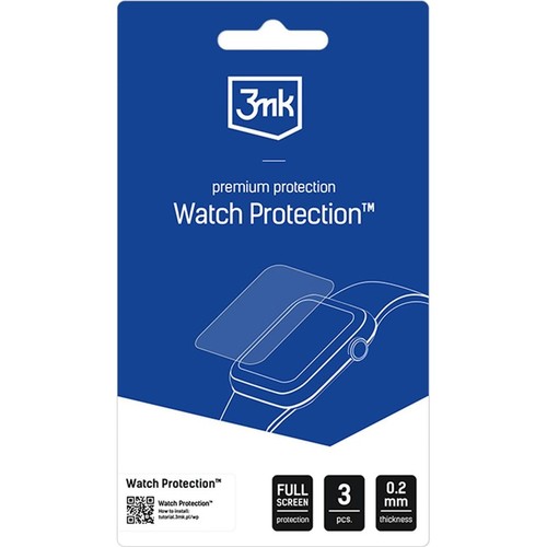 3x Szkło ochronne do Huawei Watch Fit 4 Pro 3mk Szkło hybrydowe Szkło ochronne na wyświetlacz Szkło - Zdjęcie 2 z 8