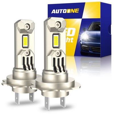 AUTOONE LED High/Low Beam Conversion H7 Bulbs Super Bright 6500K Plug&Play 2x US