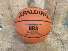 Spalding NBA Official Game Ball David Stern 1990s era Full Grain Leather