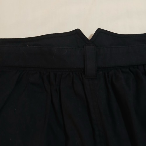 New Burberry Children 8Y Girl Classic Navy Skirt W/Tags Belted Buttons - Picture 3 of 11