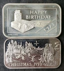 Two 1973 Silver Bars