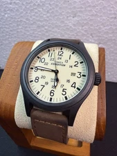 Timex Expedition T49963 Field Watch – Cream Dial – Date – Indiglo – 20M WR