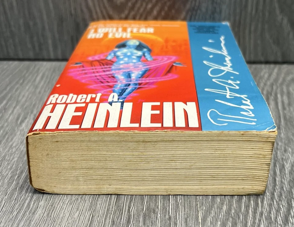 Vintage I Will Fear No Evil Robert A. Heinlein Sci-Fi Paperback 1987 Ace Novel Foto 4 de 4