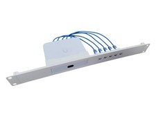 19-inch 1U Network Rack Mount for Unifi Gateway UCG-Ultra and UXG-Max, Keystones