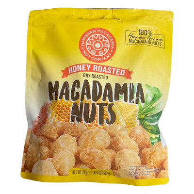 Honey Roasted Macadamia Nuts   Hawaiian Macadamia Nut Company (20 oz)