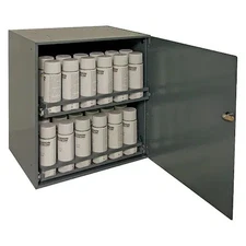 Durham Mfg 300-95 Shelving Aerosol Cabinet, 21-7/8 In H, 20-5/16 In W, 15-3/4