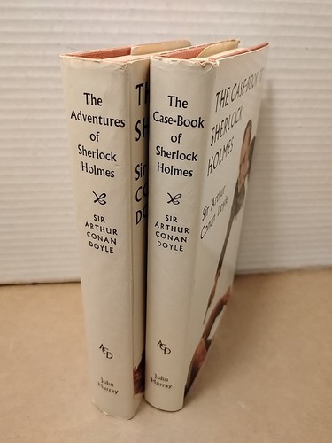 Arthur Conan Doyle Adventures & Casebook of Sherlock Holmes 1966 Uniform Ed HCDJ - Picture 2 of 13